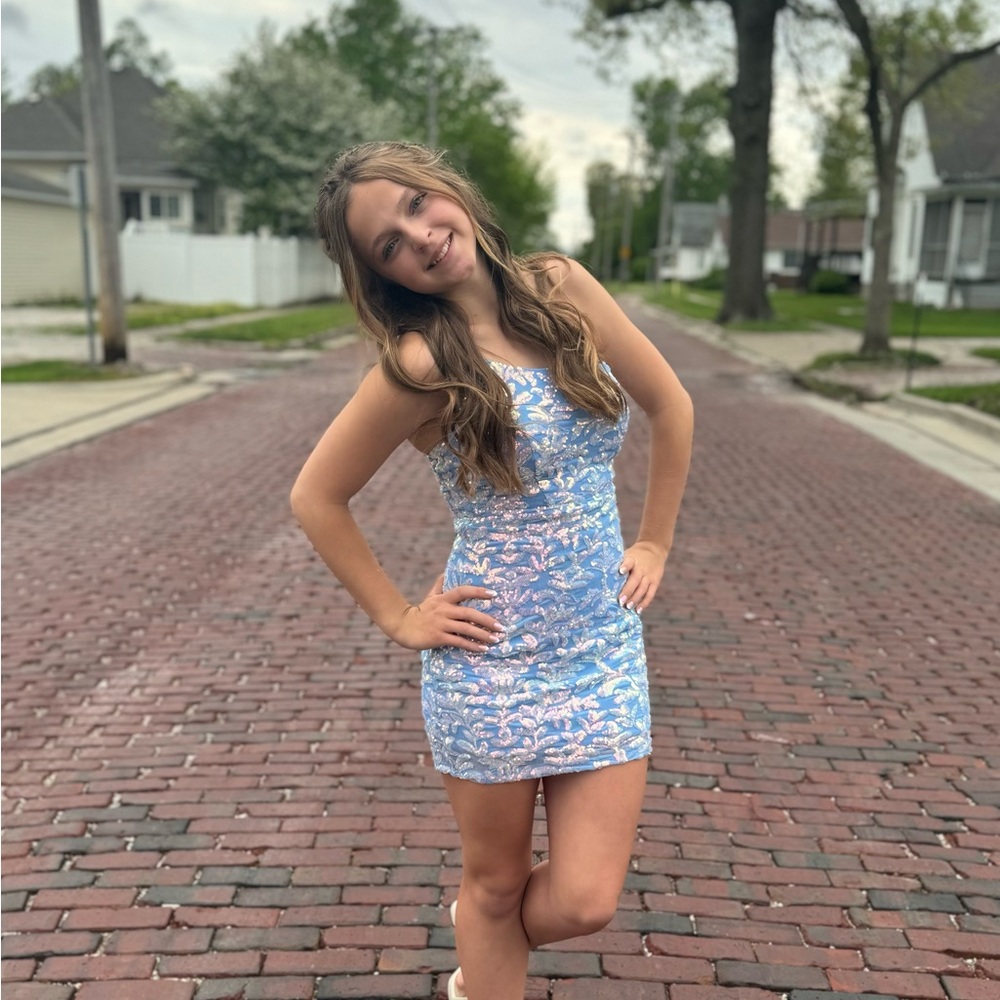 Honey and Rosie Sky Blue Dress